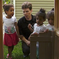 Walmart Dad With Biracial Daughters