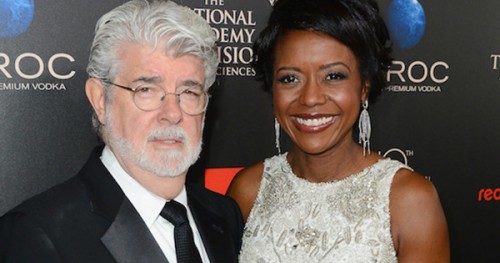 George Lucas and Wife