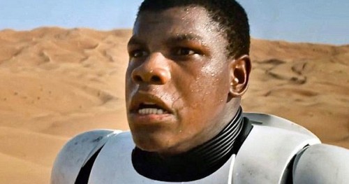 John Boyega as Finn in Star Wars VII