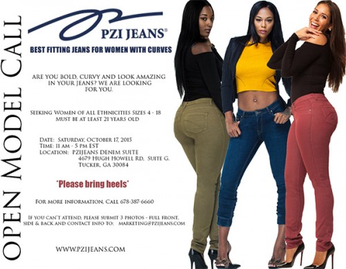 PZI Jeans Curvey Model Search