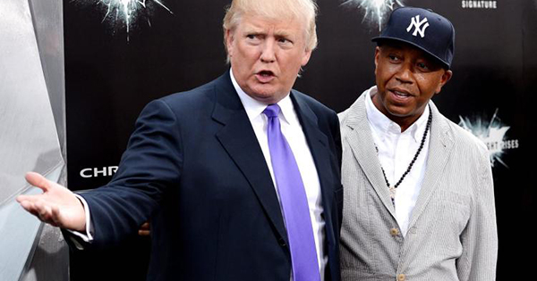 Donald Trump and Russell Simmons