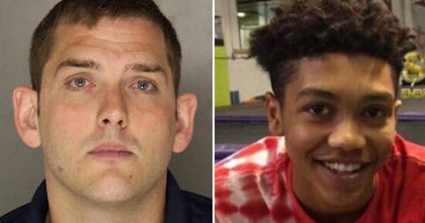 Former police officer Michael Rosfeld and the Black teen he killed