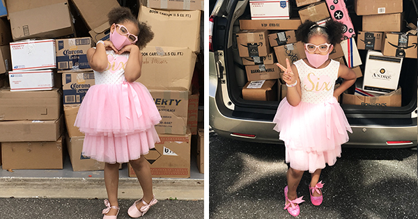 Kelly Boston-Hill, 6-year old who donated 5,000 books during pandemic