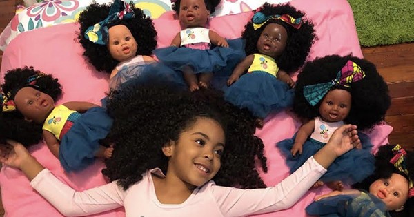 Esi Orijin, 6-year old founder of Orijin Bees dolls