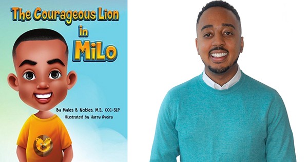 Courageous Lion in Milo By Myles B Nobles