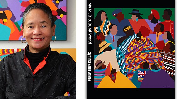 Synthia Saint James, author of My Multicultural World